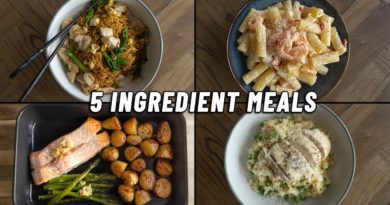 5 Ingredient High Protein Meals **quick & easy recipes**