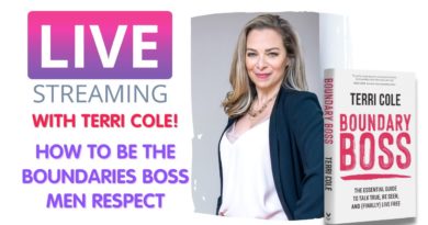 LIVE with Bestseller Terri Cole – How To Be The Boundaries BOSS Men Respect.