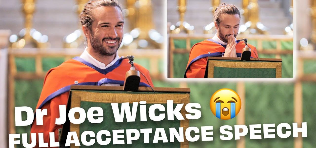 FULL SPEECH | Joe Wicks Honorary Doctorate | St Mary’s University 2022