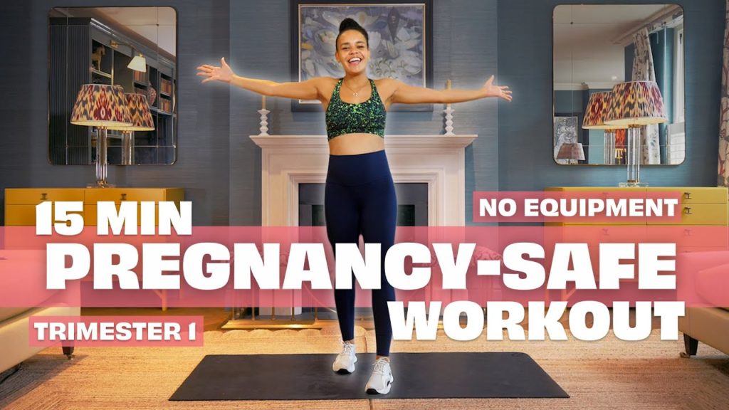 15 Minute PREGNANCY-SAFE Bodyweight Workout with Courtnay | The Body Coach TV