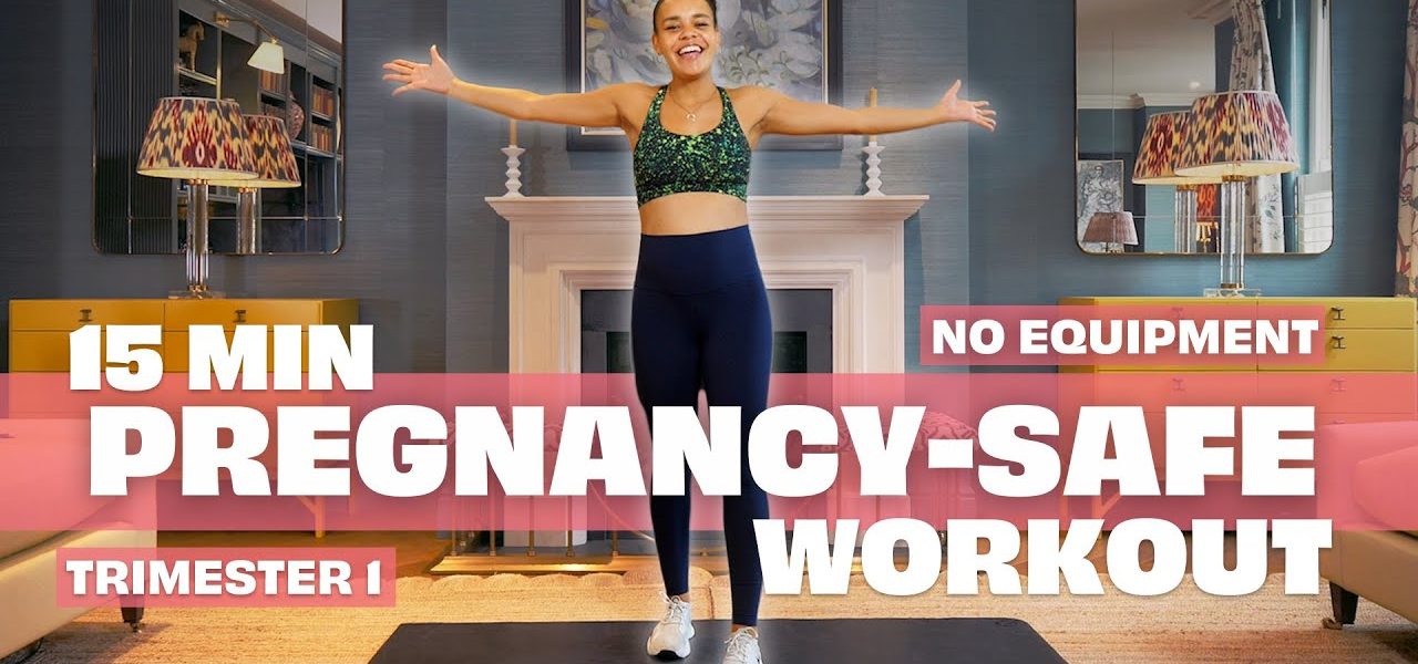 15 Minute PREGNANCY-SAFE Bodyweight Workout with Courtnay | The Body Coach TV